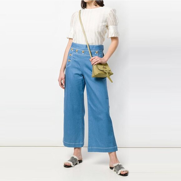 NWT - See by Chloe Joan Mini Suede Cross Bag 🎁 - Picture 2 of 9